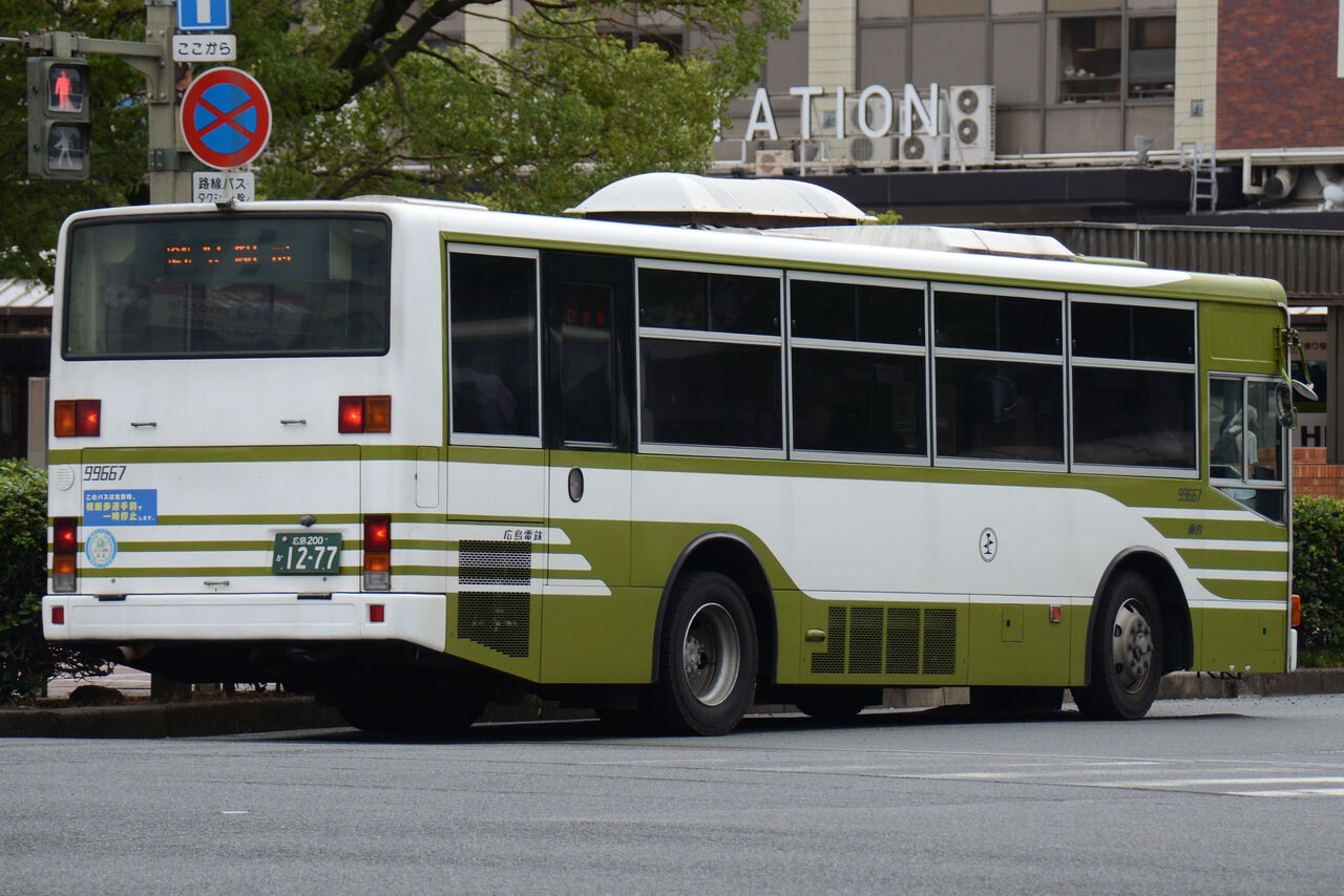 広島電鉄 大型移籍車④ : ざっしーのただ載せてゆくだけ