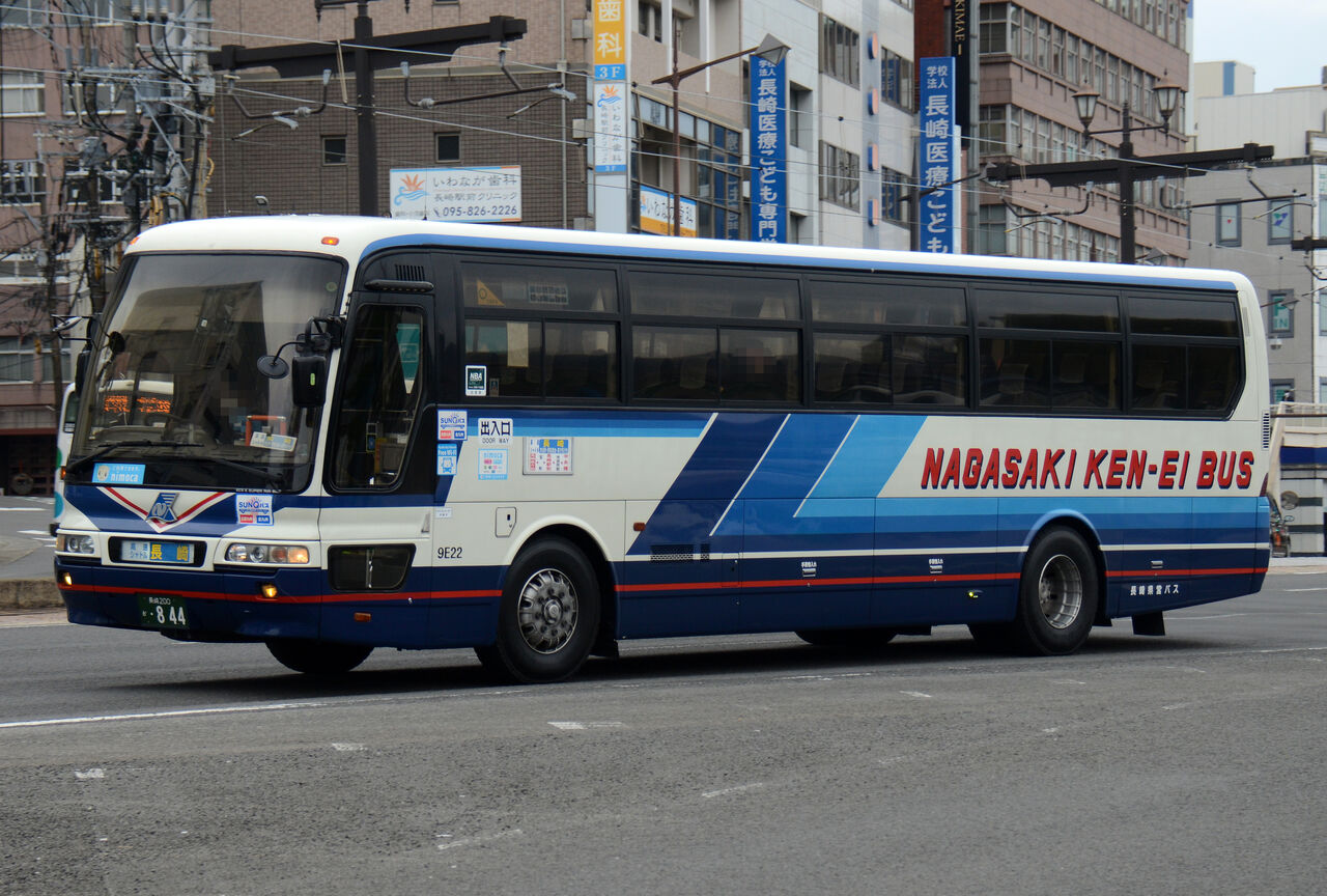 長崎県交通局 高速 長距離路線車 ざっしーのただ載せてゆくだけ