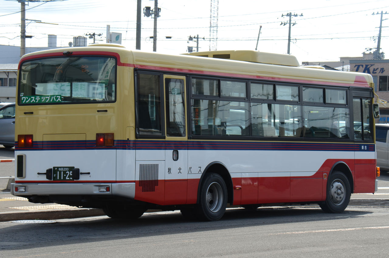 秋北バス 中型移籍車 ざっしーのただ載せてゆくだけ