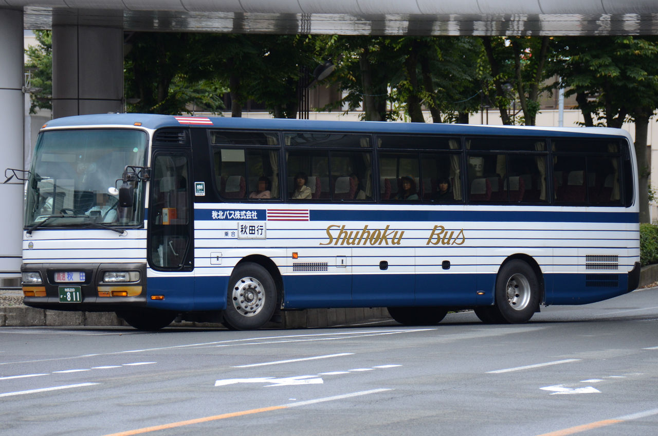 秋北バス 高速路線車 ざっしーのただ載せてゆくだけ