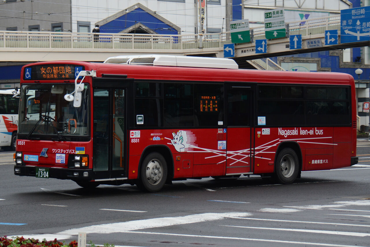 長崎県交通局 大型移籍車 ざっしーのただ載せてゆくだけ 長崎県交通局 大型移籍車 ざっしーのただ載せてゆくだけ