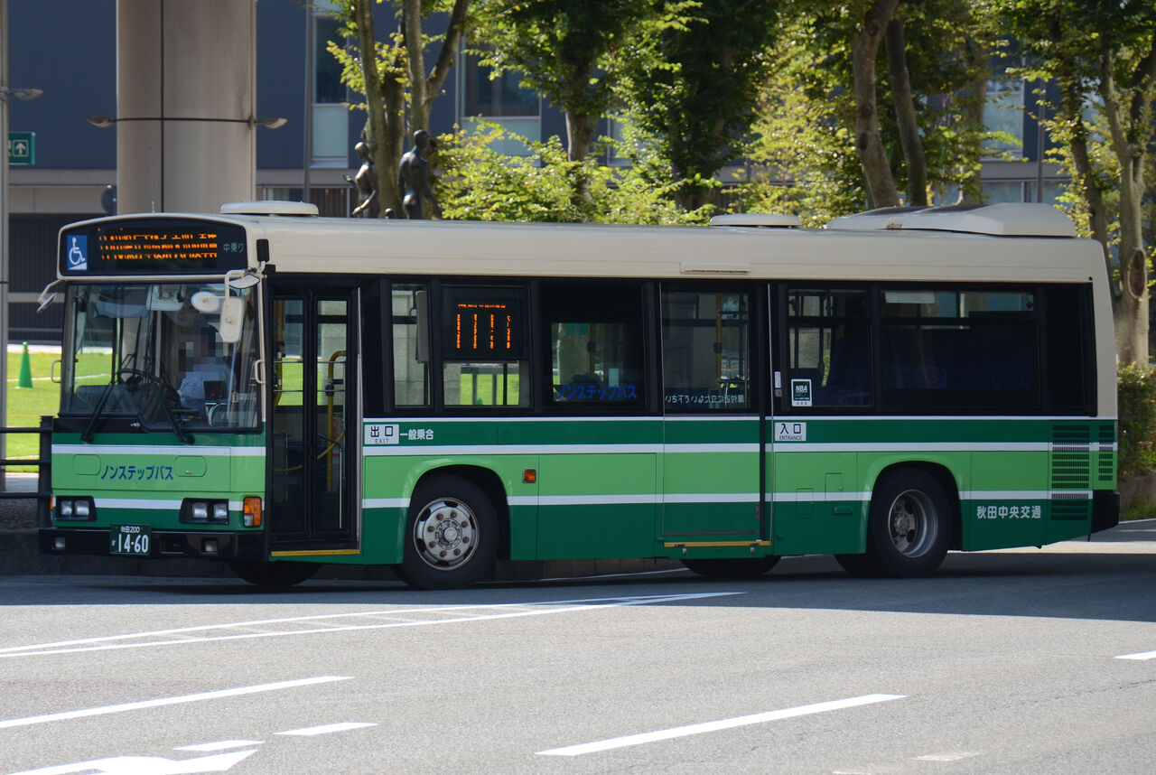 秋田中央交通 中型移籍車⑨ : ざっしーのただ載せてゆくだけ