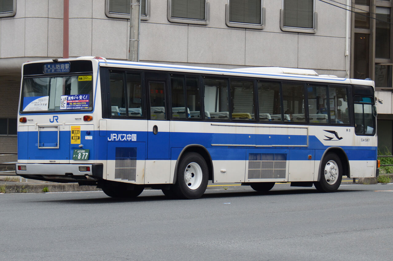 中国jrバス 大型車 ざっしーのただ載せてゆくだけ
