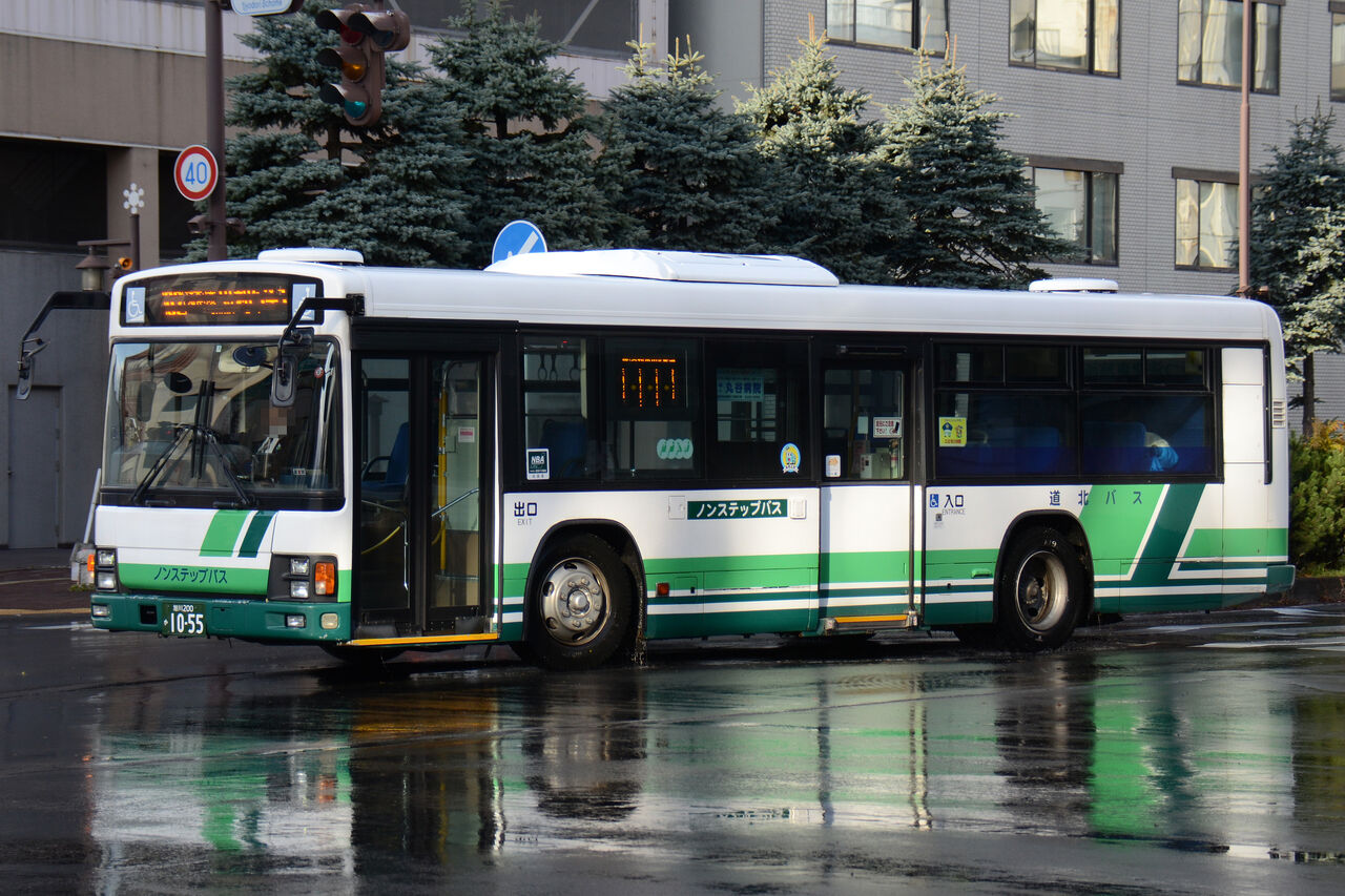 木製 大型バス 道北バス 大型移籍車⑦ : ざっしーのただ載せてゆくだけ