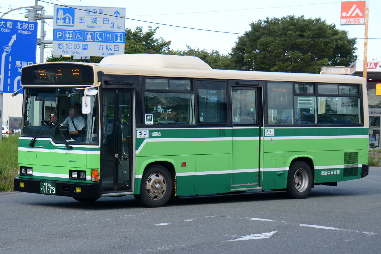 秋田中央交通 中型移籍車⑨ : ざっしーのただ載せてゆくだけ