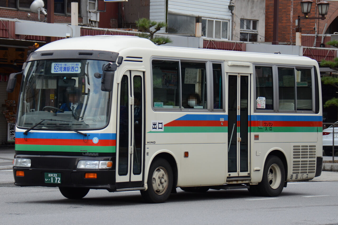 湖国バス 近江バス 方向幕 日野 湖国バス 近江バス 方向幕 日野 近江