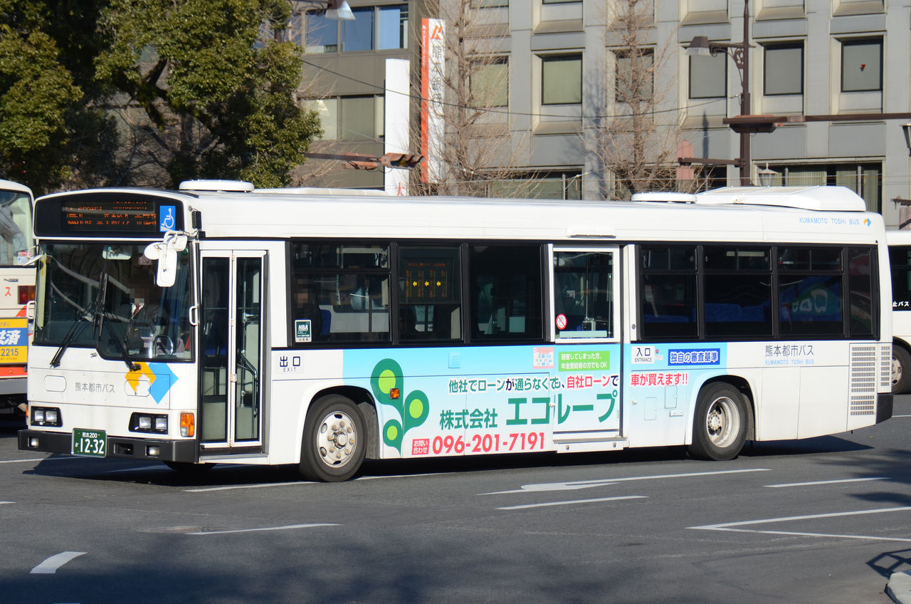 熊本都市バス その7 中型移籍車 ざっしーのただ載せてゆくだけ