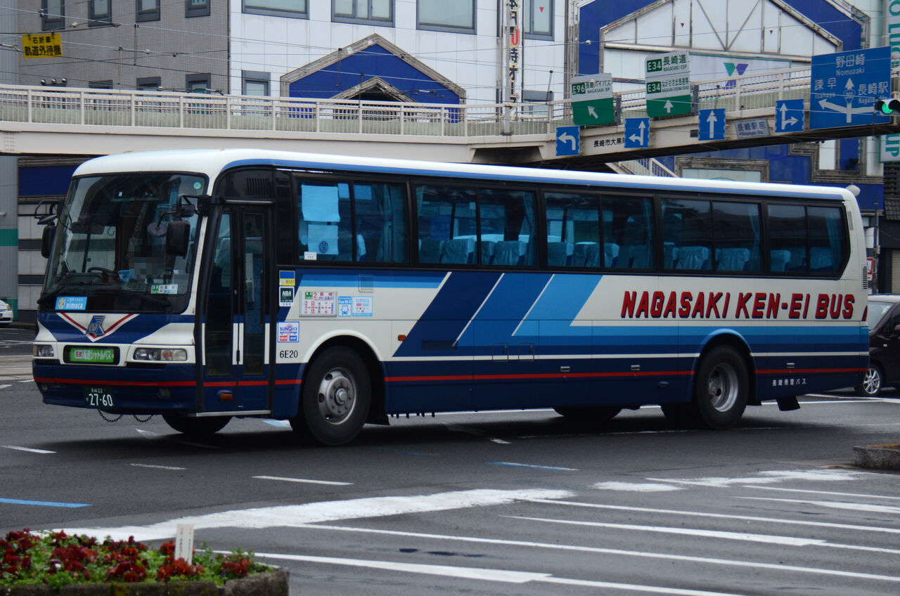 長崎県交通局 高速 長距離路線車 ざっしーのただ載せてゆくだけ