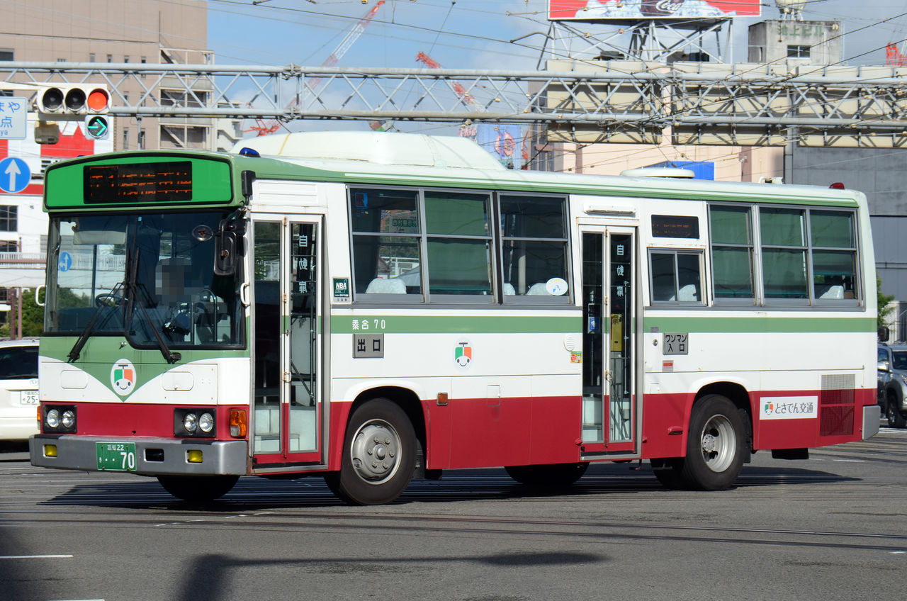 とさでん交通 その2(中型車①) : ざっしーのただ載せてゆくだけ