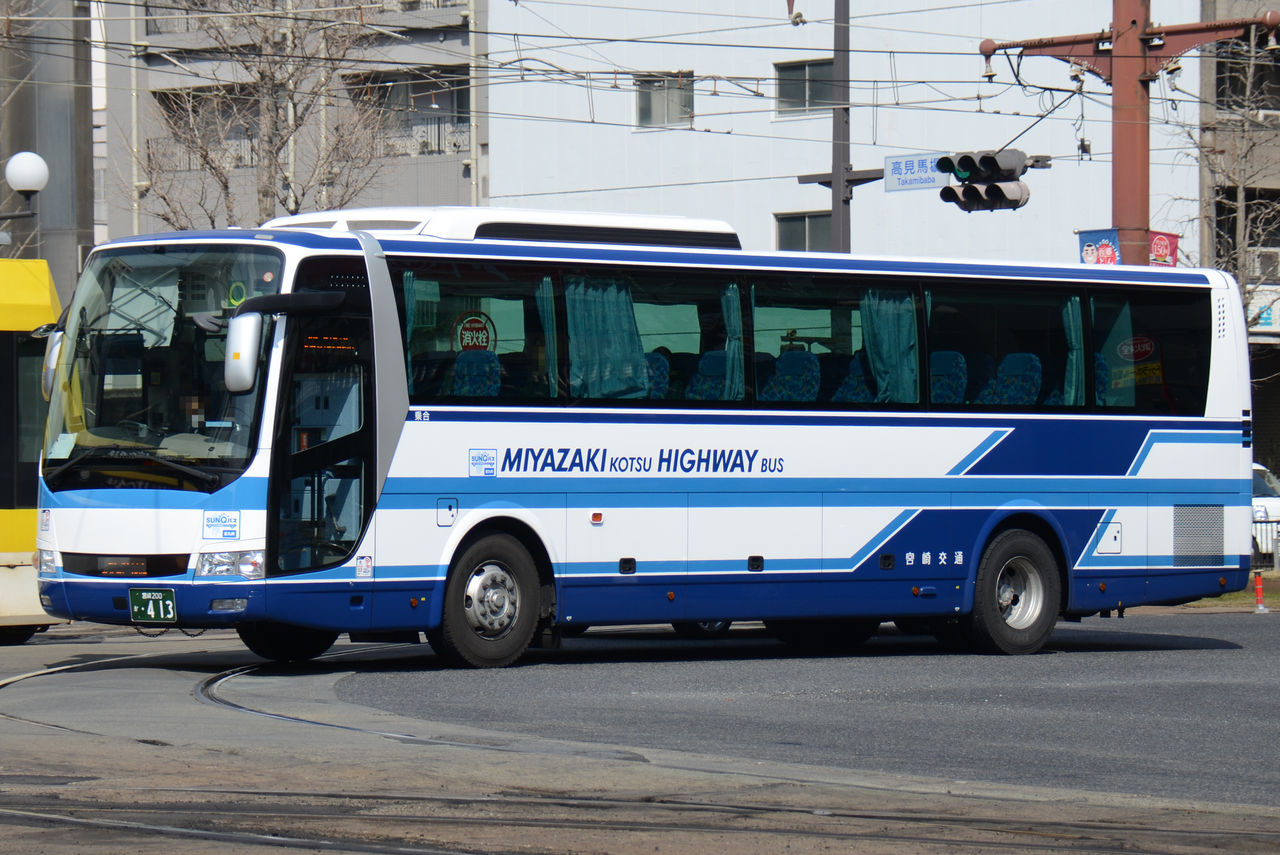 宮崎交通 高速 長距離路線車 ざっしーのただ載せてゆくだけ