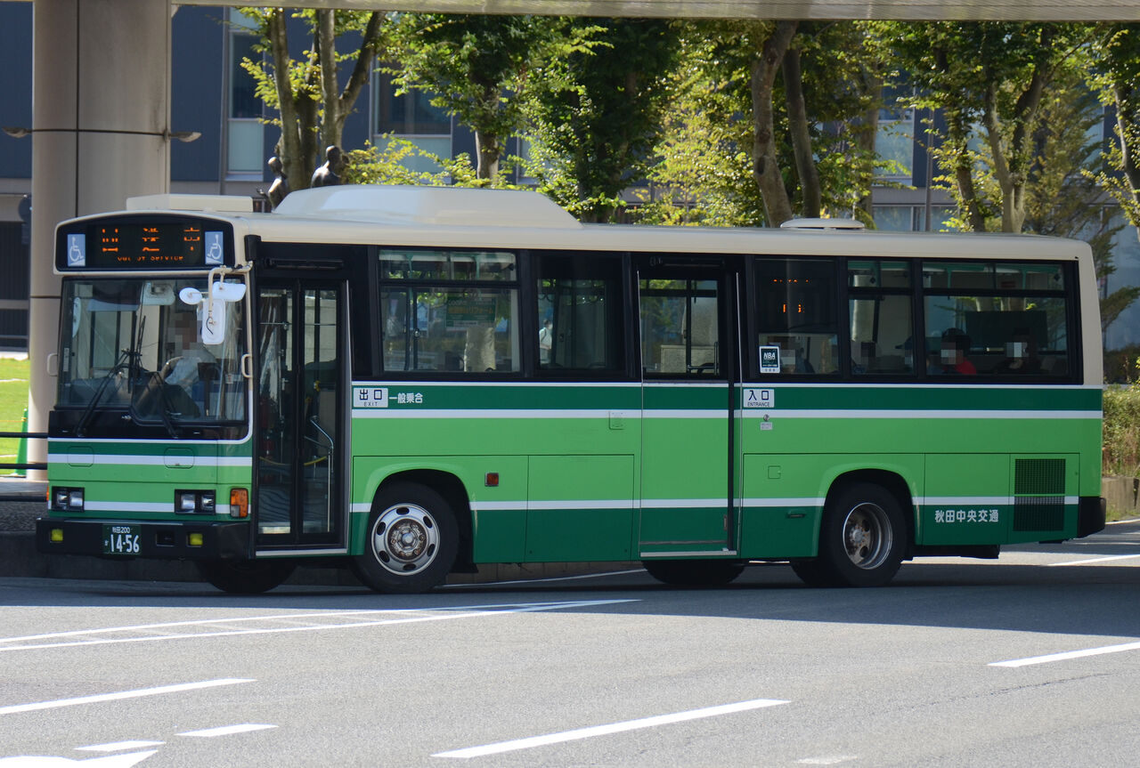 秋田中央交通 中型移籍車⑨ : ざっしーのただ載せてゆくだけ