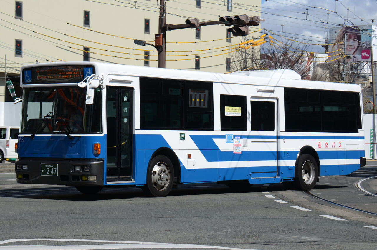 九州産交バス 中型車① : ざっしーのただ載せてゆくだけ