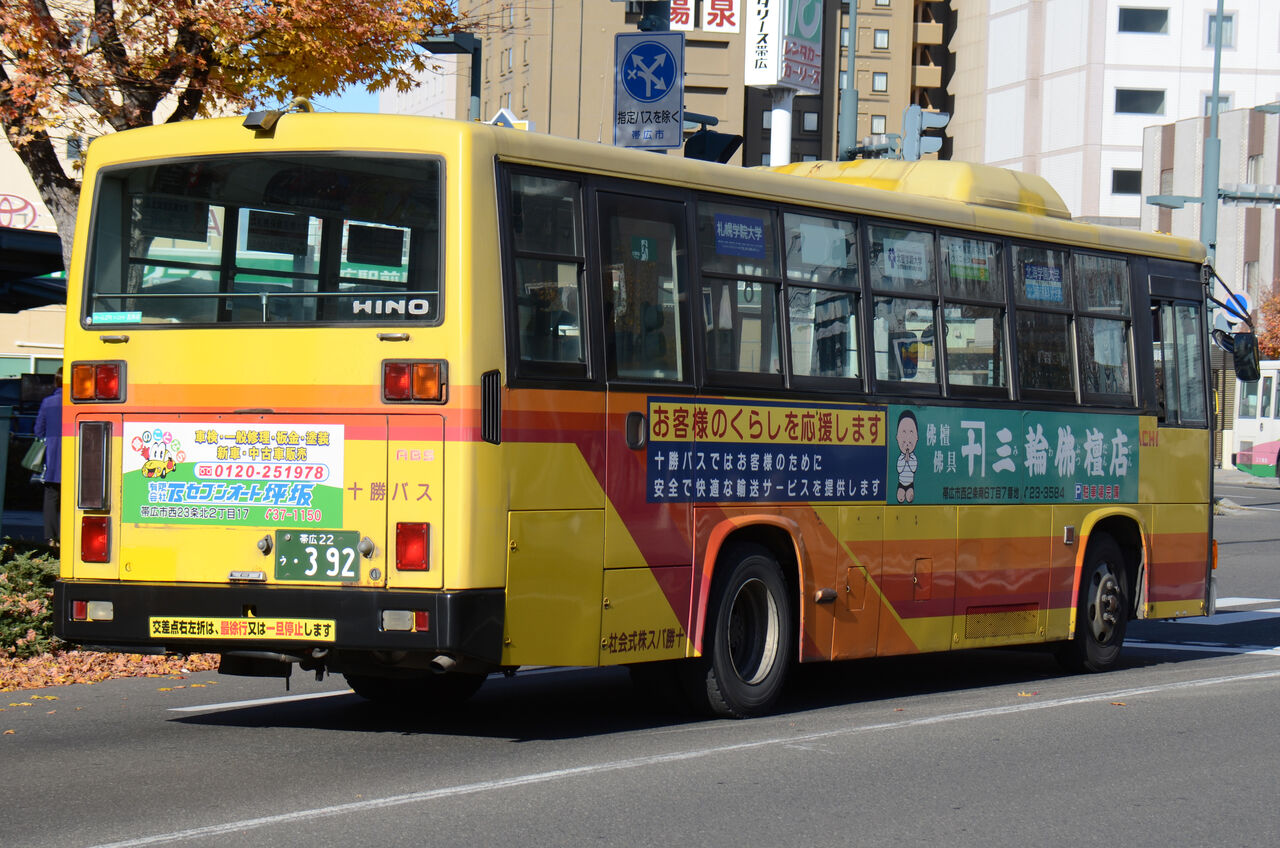 十勝バス 中型車 ざっしーのただ載せてゆくだけ
