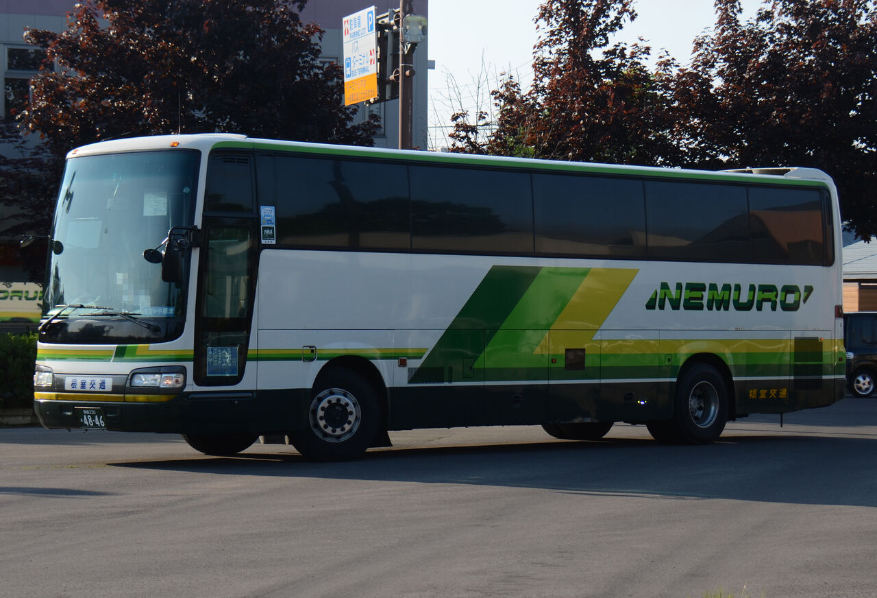 根室交通 長距離路線 貸切車 ざっしーのただ載せてゆくだけ