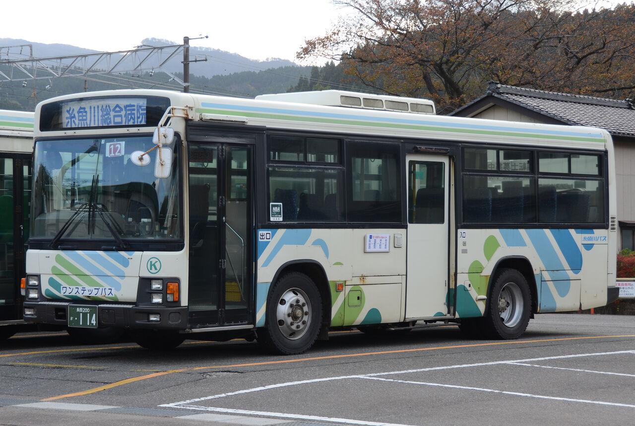 糸魚川バス 大型車② : ざっしーのただ載せてゆくだけ
