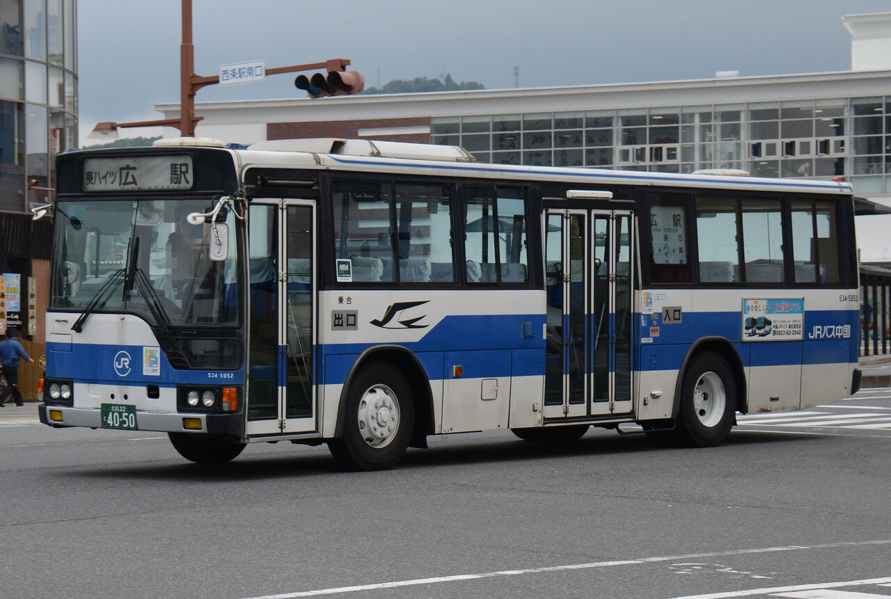 中国jrバス 大型車 ざっしーのただ載せてゆくだけ