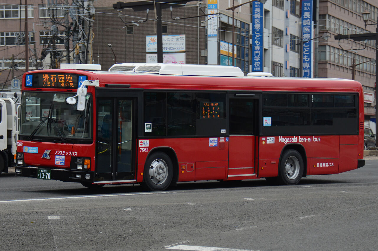 長崎県交通局 大型移籍車 ざっしーのただ載せてゆくだけ