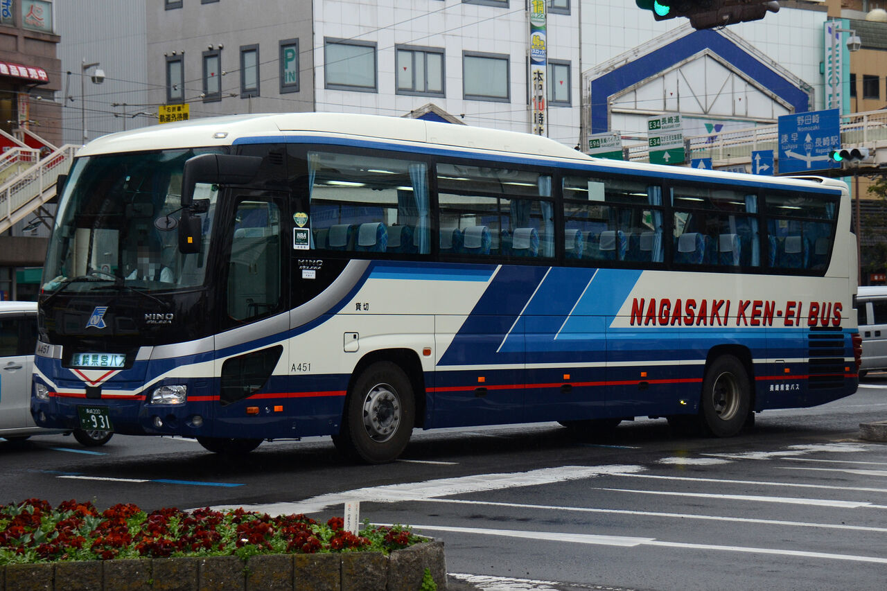 長崎県交通局 貸切車 ざっしーのただ載せてゆくだけ 長崎県交通局 貸切車 ざっしーのただ載せてゆくだけ