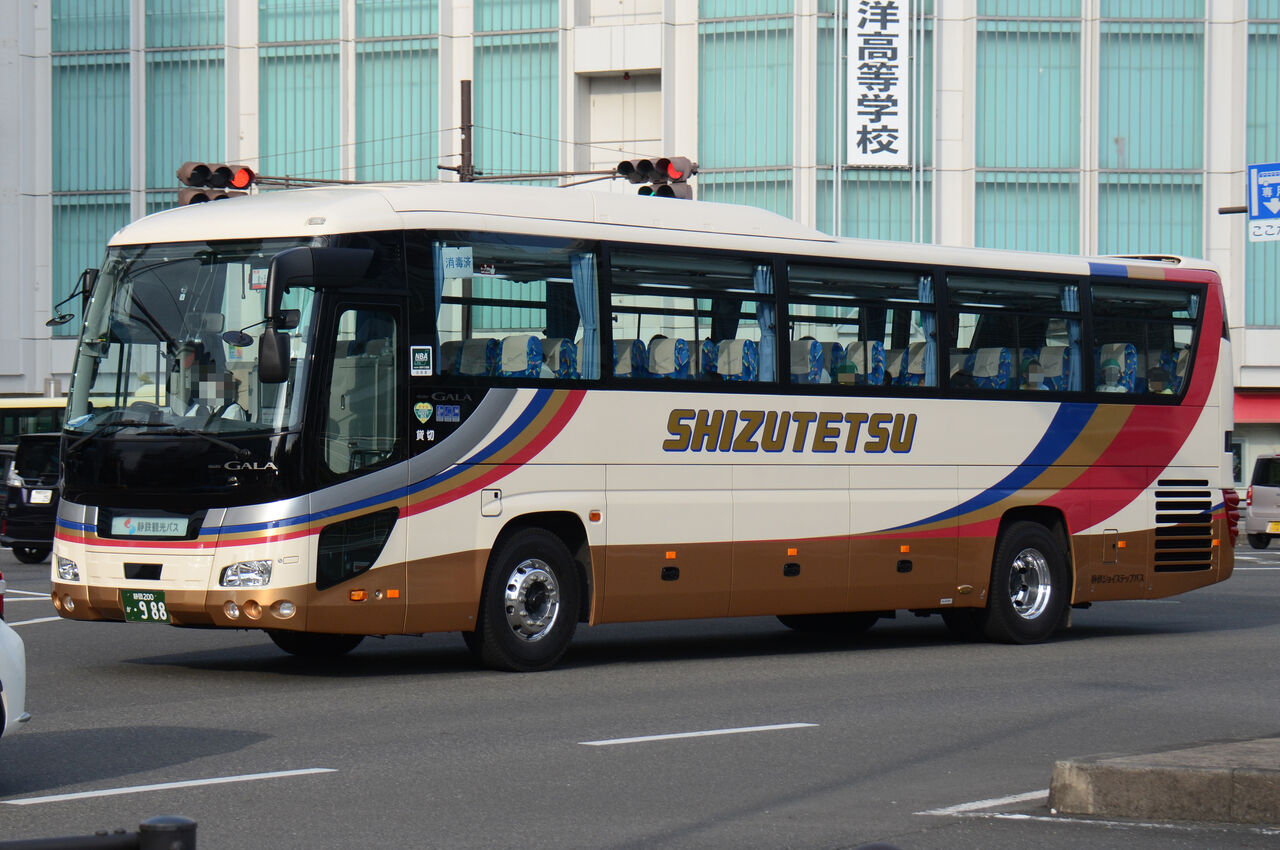 静鉄ジョイステップバス 静岡200か988 : ざっしーのただ載せて