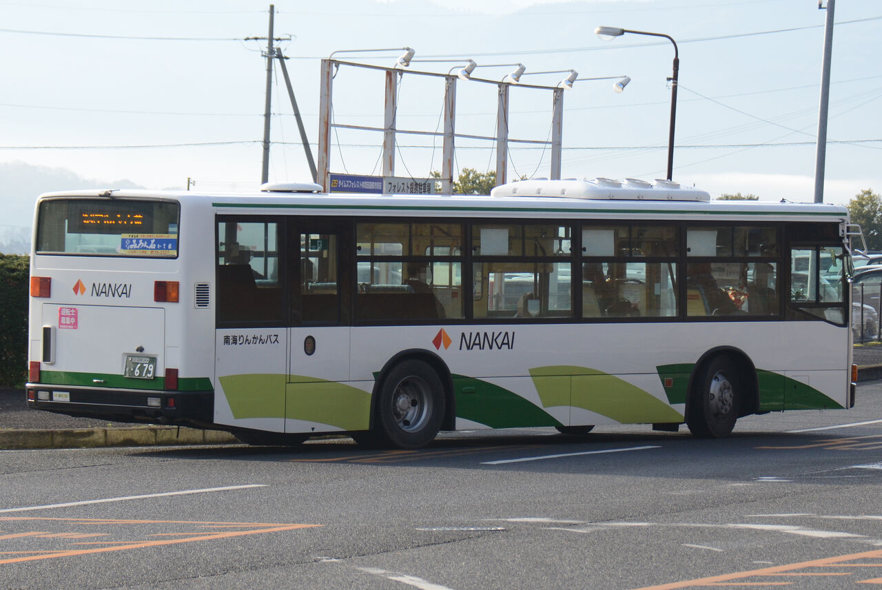 南海りんかんバス 大型移籍車 : ざっしーのただ載せてゆくだけ