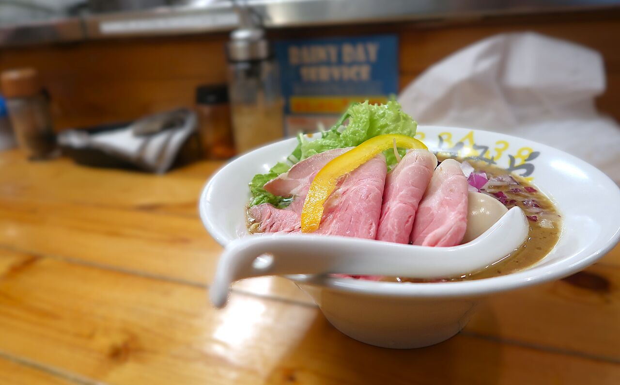 味噌ぶり noodle みやみや＠多摩市【閉店間近】<味玉味噌ヌードル