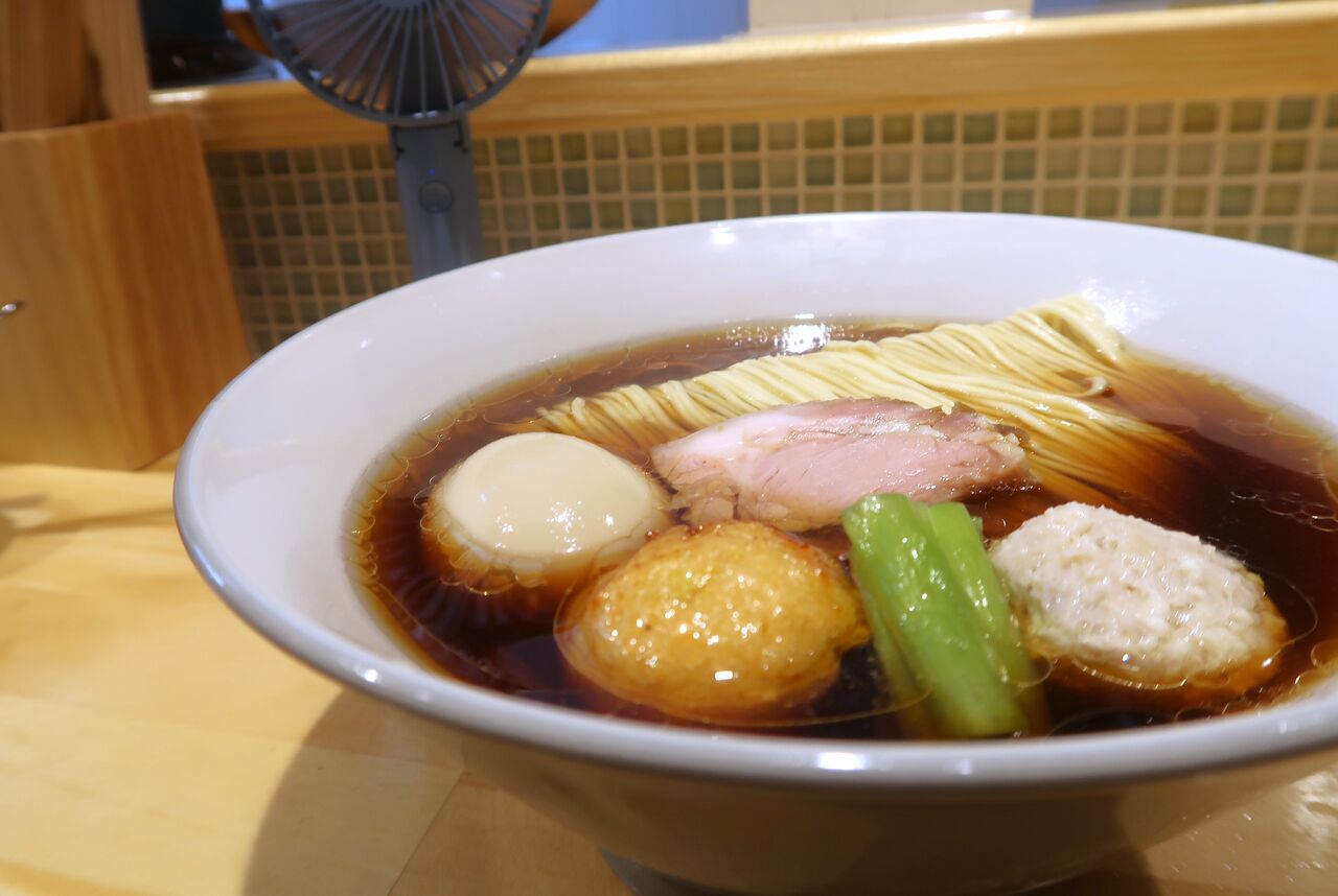 猫と月 chan mie noodles@調布市【2023新店】<味玉醤油中華そば