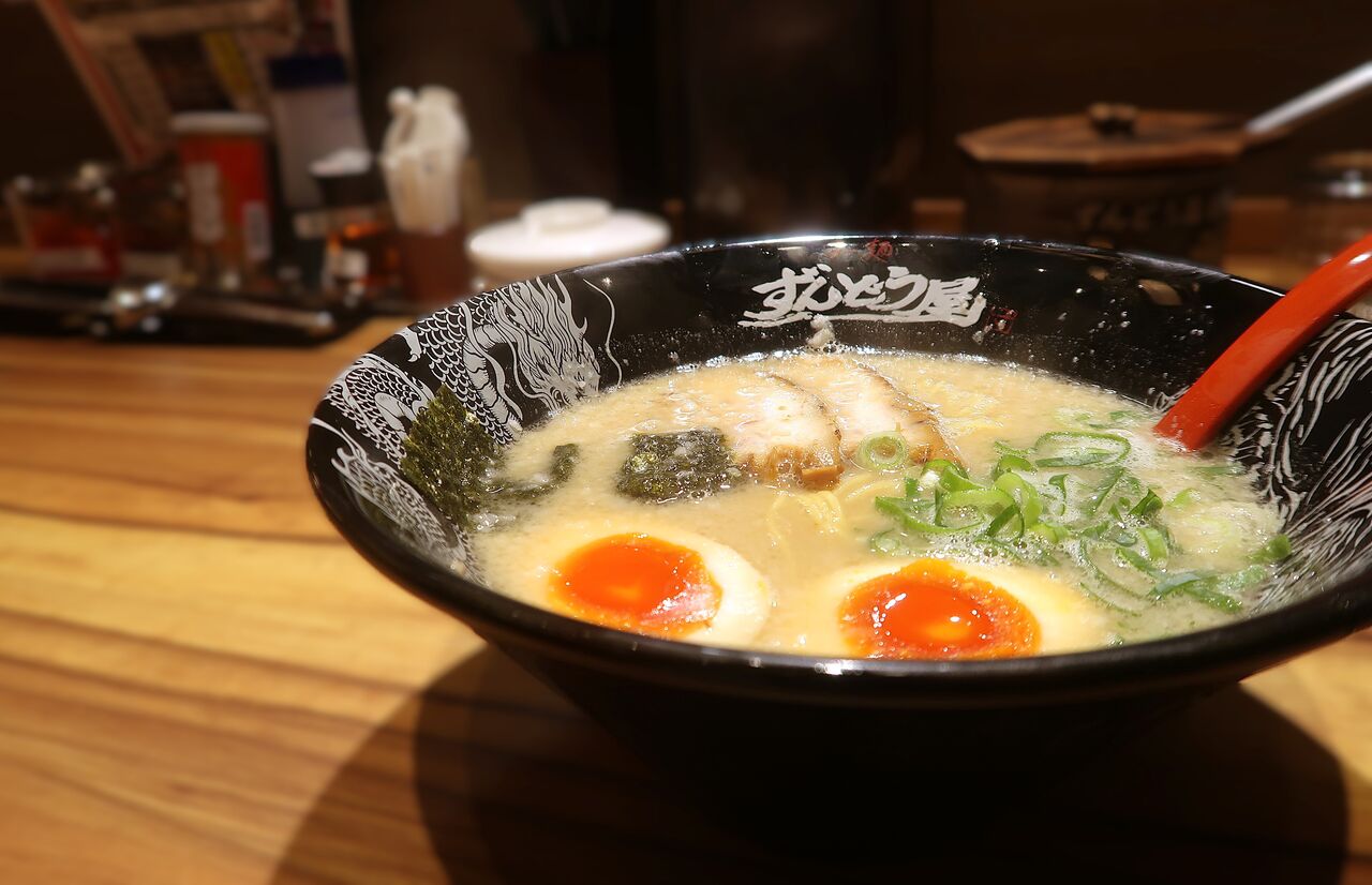 ラー麺 ずんどう屋 羽村栄町店@羽村市【2024新店】<味玉らーめん＋塩 