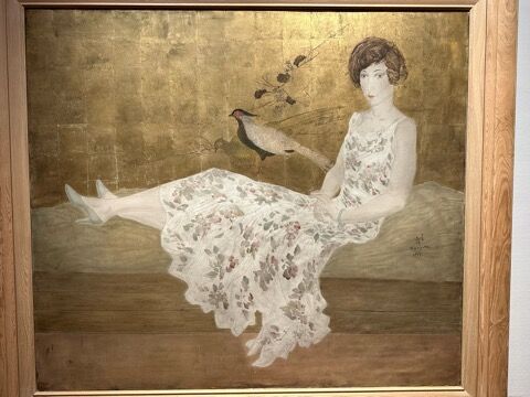 美術】藤田嗣治／『坐る女』 Tsuguharu Foujita/A Seated Woman