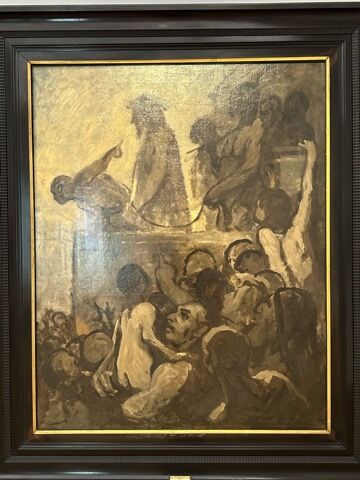 オノレ・ドーミエ H.DAUMIER 【 オークション会場の風景