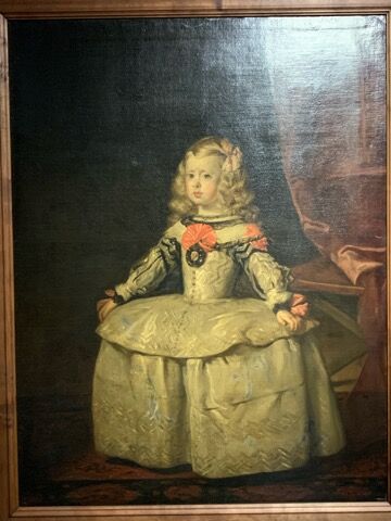 ベラスケス 油彩模写F50 117×92㎝ フェリペ王子 ベラスケス 油彩模写