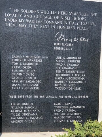 著名人のお墓訪問 442部隊の英霊のお墓 Zauberblog