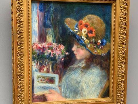 美術】オーギュスト・ルノワール／『読書する少女』 Auguste Renoir
