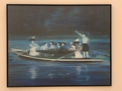 ゲルハルト・リヒター展　ポスター　モーターボート ゲルハルト・リヒター展 | KAMADO Our Art in Our Time