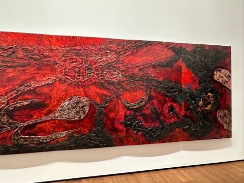 今井 俊満（IMAI Toshimitsu）／竜田川〈ミクストメディア版画／直筆