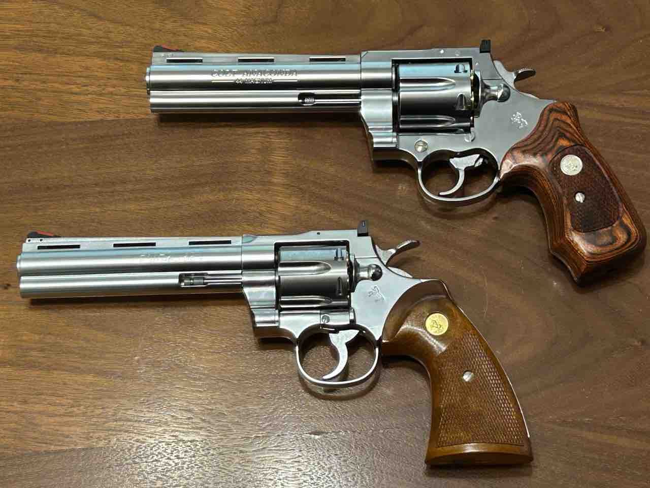 タナカワークス コルトパイソン357マグナム 6インチ ステンレス
