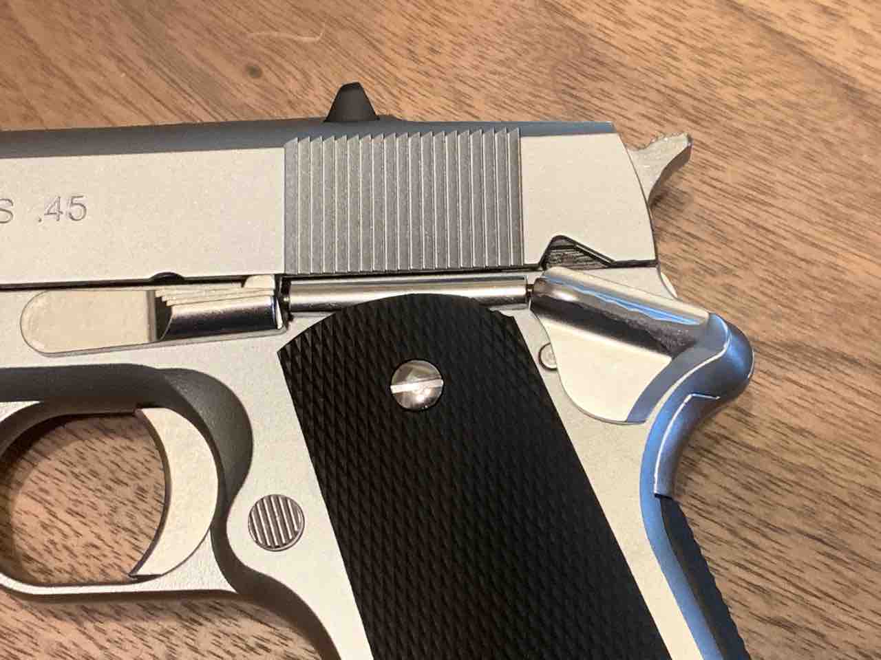 東京マルイ　デトニクス　ステンレス　予備マガジン付 東京マルイ 】ガスブローバック ハンドガン デトニクス.45