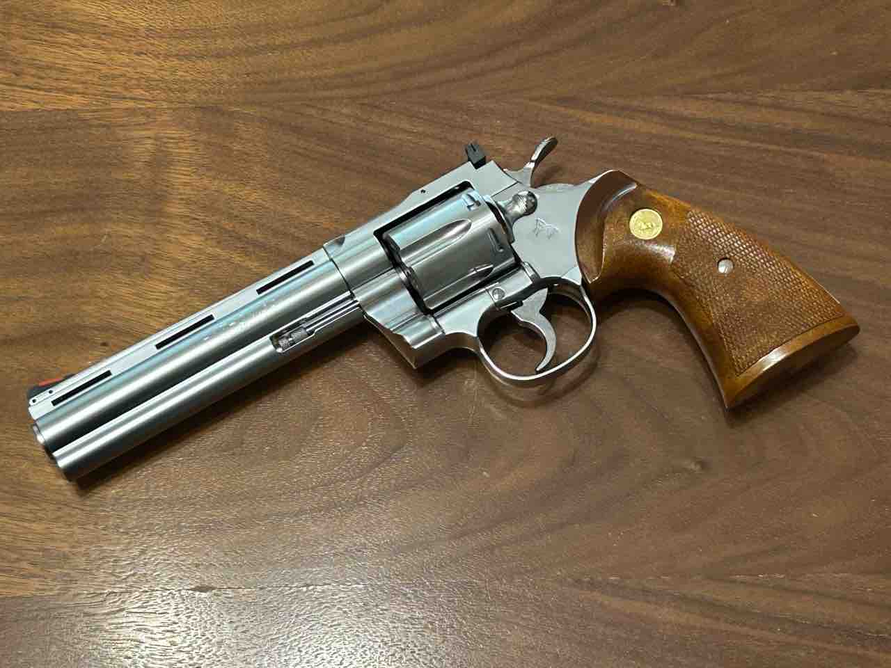 タナカ パイソン357マグナム ペガサス ジャンク タナカワークス コルトパイソン357マグナム 6インチ ステンレス