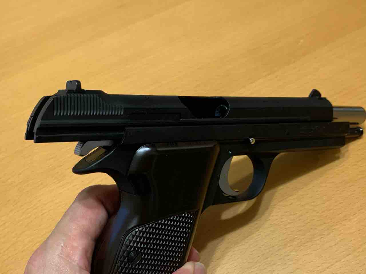 マルシン SIG P210 Marushin SIG P210-6 Silver ABS Gas Blowback