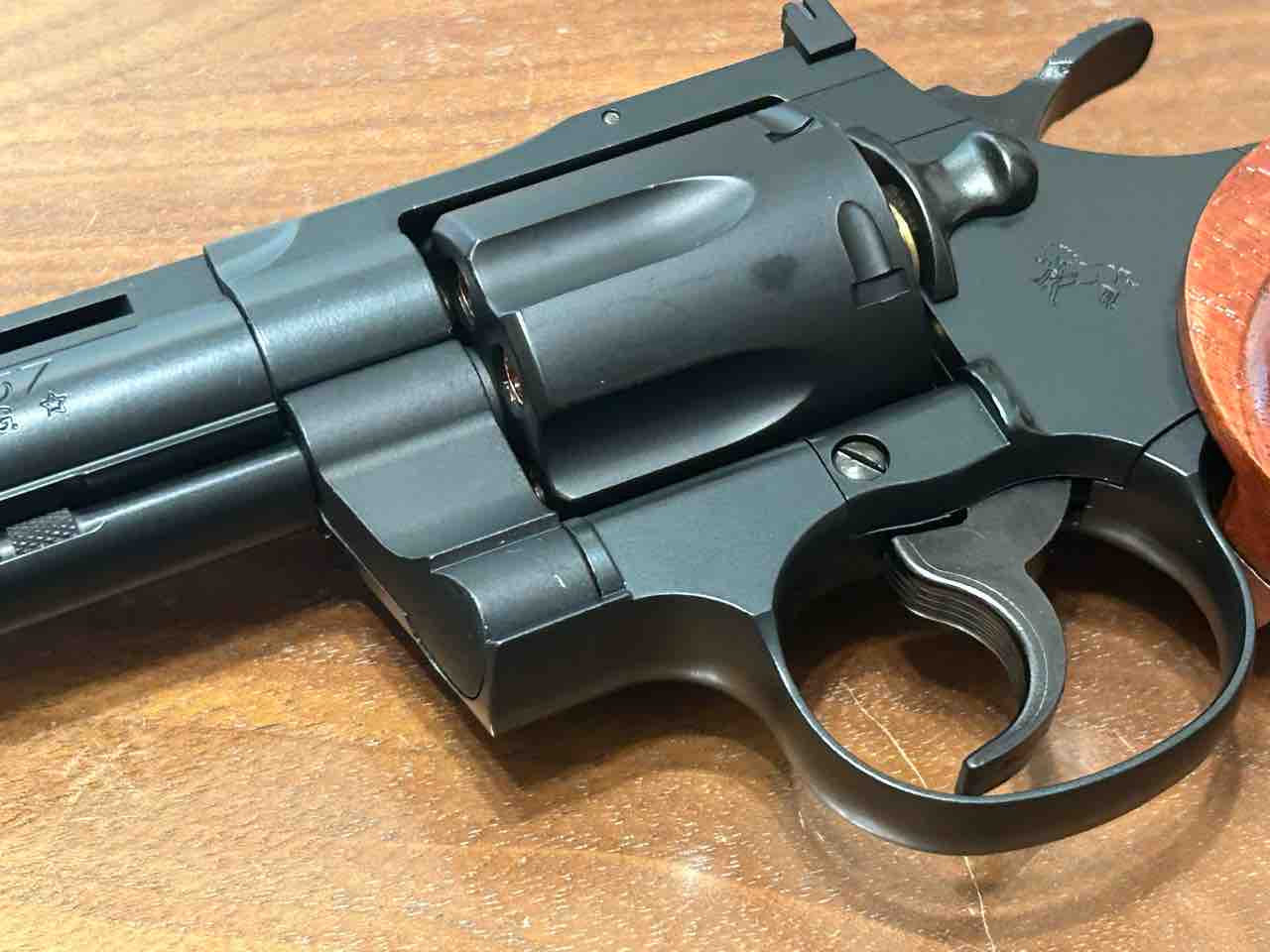 東京マルイ　コルトパイソン4インチ　旧型 東京マルイ 10禁エアリボルバー コルトパイソン4インチの開封&実射 トイガン
