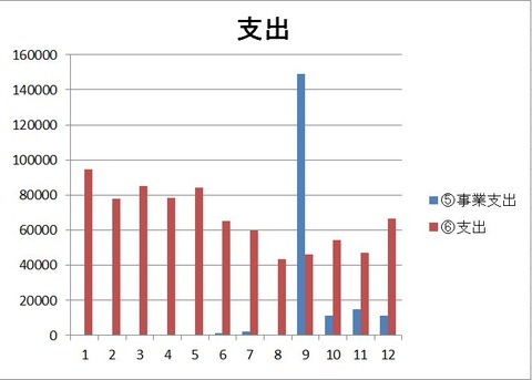 2020支出棒グラフ