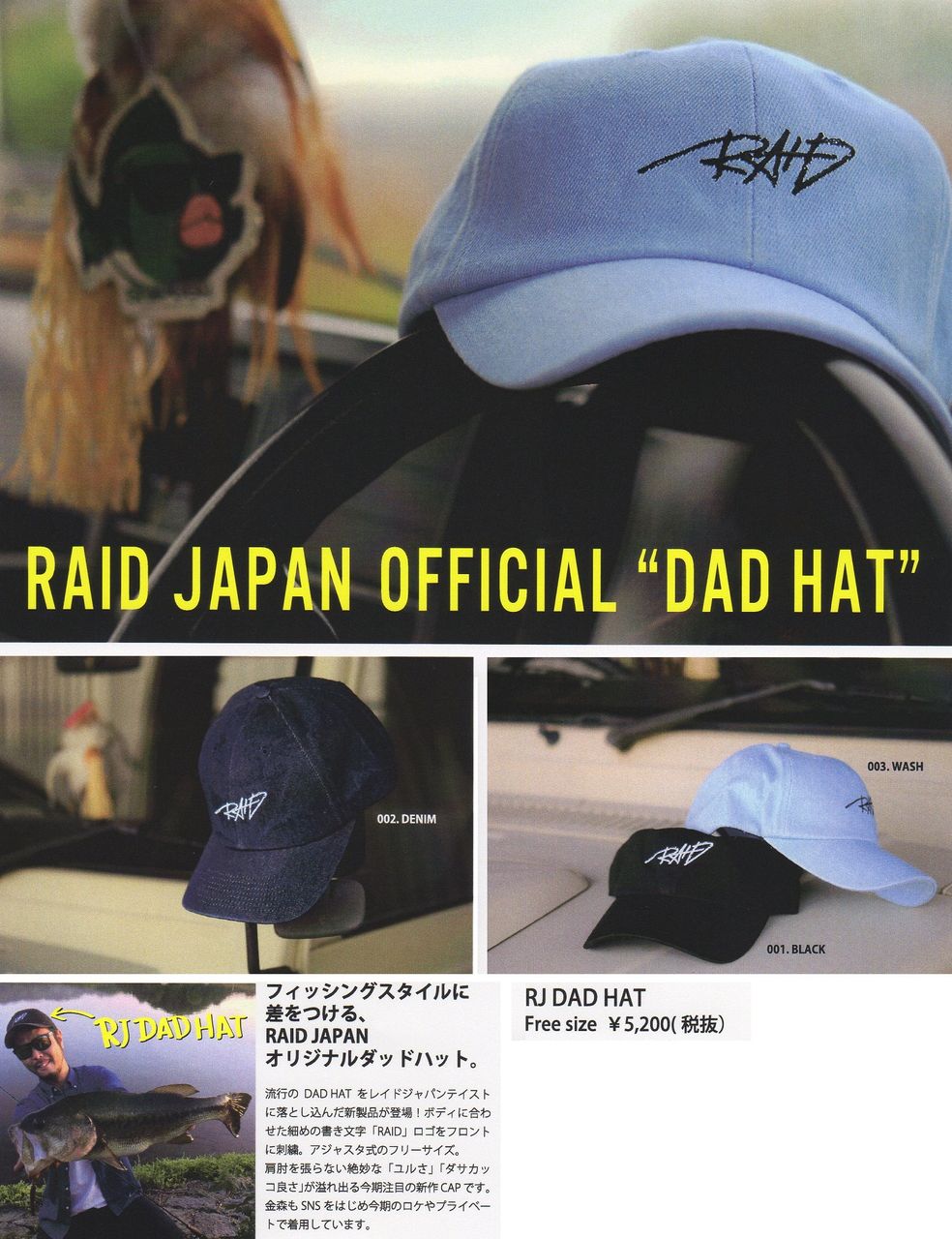 RAID JAPAN オンライン限定　DADHAT