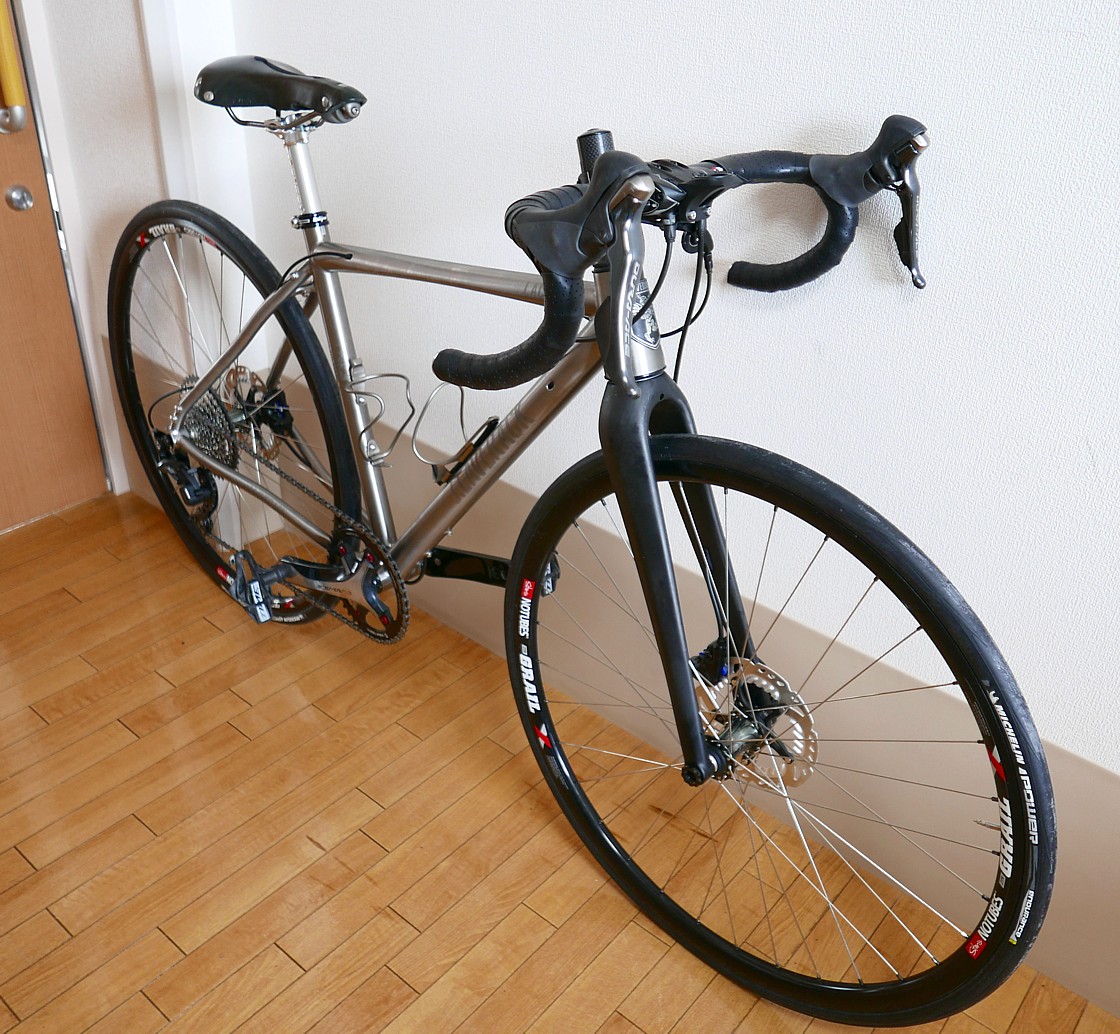 チタン・グラベルロード 完成 : iwanの自転車日記 チタン・グラベルロード 完成 : iwanの自転車日記