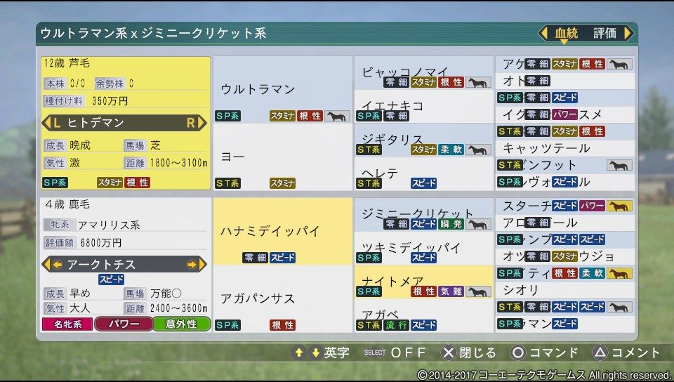 随時更新 最終世代血統リンク モンテオーカンから始める牝系パズル 随時更新 最終世代血統リンク モンテオーカンから始める牝系パズル
