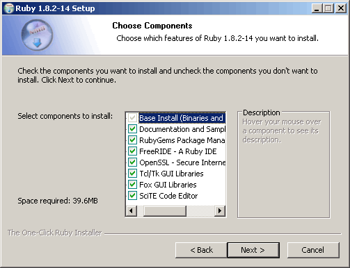 Ruby Windows installer