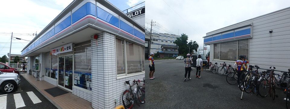 ローソン 豊中 山の上 自転車