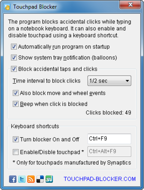 touchpadblocker