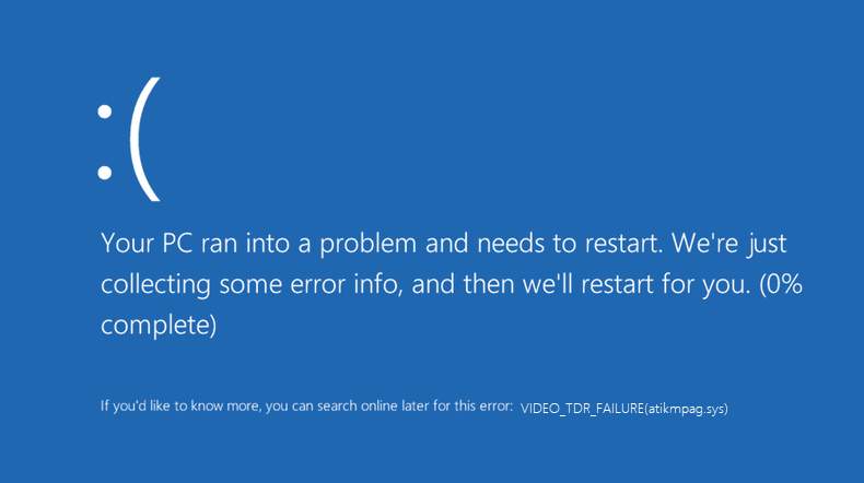 Win10 Video Tdr Failureのブルースクリーンを修正 Tips 0から楽しむパソコン講座のブログ Win10 Video Tdr Failureのブルースクリーンを修正 Tips 0から楽しむパソコン講座のブログ