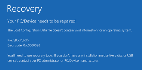 Win10 11 ブルースクリーン Bsod 0xcが出る 修正方法 0から楽しむパソコン講座のブログ