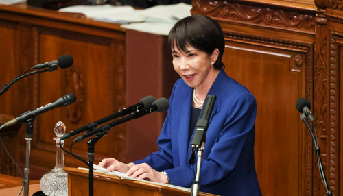 日経平均は3日ぶりに急急反発 「強い経済」高市首相所信表明演説