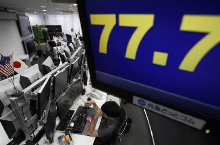 ドル円 4ヵ月ぶり円高水準